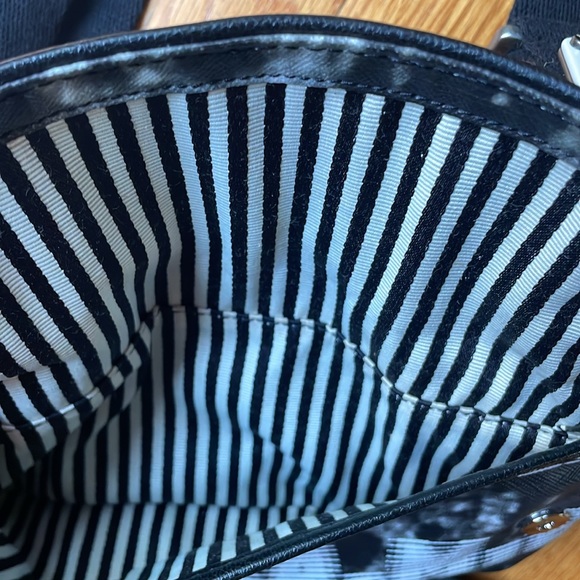 L.A.M.B. Black and White Bag with Adjustable Strap - Picture 7 of 7